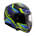 LS2 FF353 RAPID II FLITZ H-VIS YELLOW BLUE-06 XS