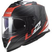 LS2 FF800 STORM II NERVE MATT BLACK RED-06 S