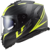 LS2 FF800 STORM II NERVE M.BLACK H-V YELLOW-06 XS