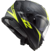LS2 FF800 STORM II NERVE M.BLACK H-V YELLOW-06 XS