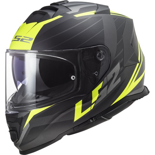 LS2 FF800 STORM II NERVE M.BLACK H-V YELLOW-06 XS