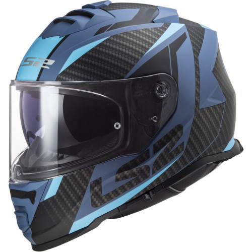 LS2 FF800 STORM II RACER MATT BLUE-06 XS
