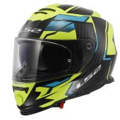LS2 FF800 STORM II TRACKER BLACK H-V YELLOW-06 XS