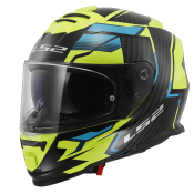 LS2 FF800 STORM II TRACKER BLACK H-V YELLOW-06 XS