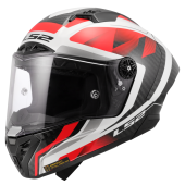 LS2 FF805 THUNDER GP AERO RAUTE WHITE RED-06 S