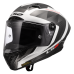 LS2 FF805 THUNDER GP AERO RAUTE WHITE GREY-06 S
