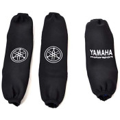 XRW SHOCK COVER BLACK NEOPRENE - YAMAHA YFM 350