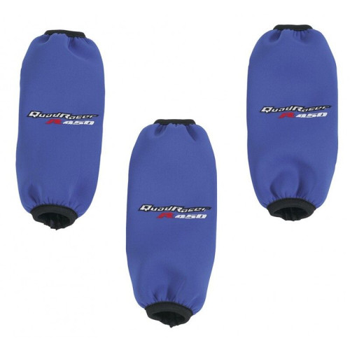 XRW SHOCK COVER BLUE NEOPRENE - HONDA TRX 400