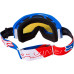FOX Main Skew Goggle - Spark - OS, WHITE/RED/BLUE MX