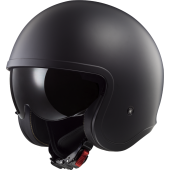 LS2 OF599 SPITFIRE II SOLID MATT BLACK-06 XS