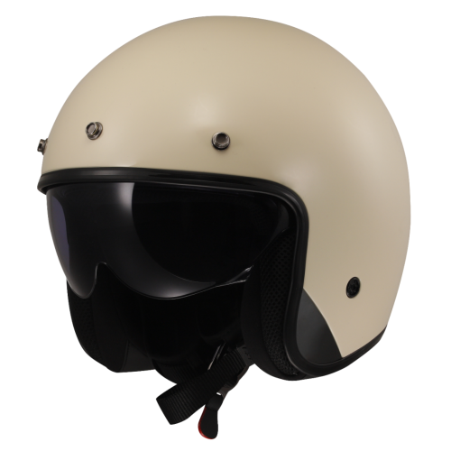 LS2 OF601 BOB II SOLID CREAM-06 XS