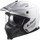 LS2 OF606 DRIFTER SOLID WHITE-06 S
