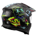 LS2 OF606 DRIFTER RAYZ BLACK BLUE-06 XS