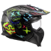 LS2 OF606 DRIFTER RAYZ BLACK BLUE-06 XS