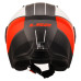 LS2 OF616 AIRFLOW II COVER MATT WHITE RED-06 XS