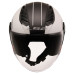 LS2 OF616 AIRFLOW II COVER MATT WHITE RED-06 XS