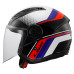 LS2 OF616 AIRFLOW II RUSH WHITE BLUE RED-06 XS