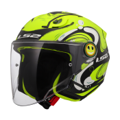 LS2 OF622 FUNNY II GLUP H-VIS YELLOW S