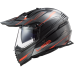 LS2 MX436 PIONEER EVO KNIGHT TITANIUM ORANGE XS