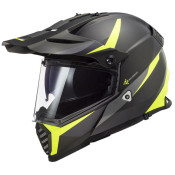 LS2 MX436 PIONEER EVO ROUTER BLACK H-V YELLOW XS