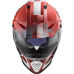 LS2 MX436 PIONEER EVO EVOLVE RED WHITE XS
