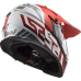 LS2 MX436 PIONEER EVO EVOLVE RED WHITE XS