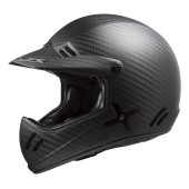 LS2 MX471 XTRA SINGLE MONO MATT CARBON XS