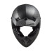 LS2 MX471 XTRA SINGLE MONO MATT CARBON XS