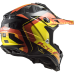 LS2 MX700 SUBVERTER ARCHED BLACK YELLOW RED S