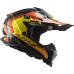 LS2 MX700 SUBVERTER ARCHED BLACK YELLOW RED S