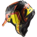 LS2 MX700 SUBVERTER ARCHED BLACK YELLOW RED S