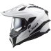 LS2 MX701 EXPLORER SOLID WHITE XL