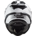 LS2 MX701 EXPLORER SOLID WHITE XL