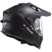 LS2 MX701 EXPLORER SOLID MATT BLACK XS