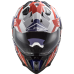 LS2 MX701 EXPLORER ATLANTIS G.WHITE RED BLUE XXL