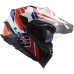 LS2 MX701 EXPLORER ATLANTIS G.WHITE RED BLUE XXL