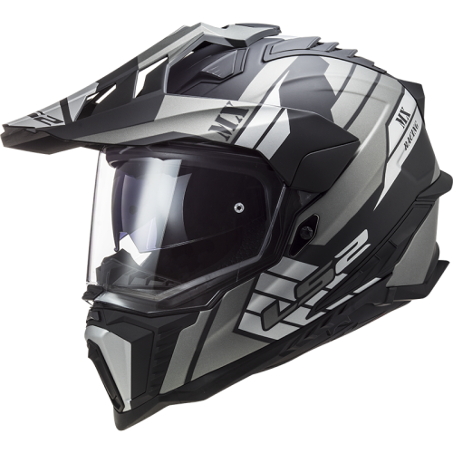 LS2 MX701 EXPLORER ATLANTIS MATT TITANIUM XS