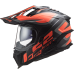 LS2 MX701 EXPLORER ALTER MATT BLACK FL.ORANGE XS