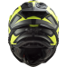 LS2 MX701 EXPLORER ALTER MATT BLACK H-V YELLOW XS