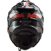LS2 MX701 EXPLORER C FRONTIER G.TITANIUM RED XL