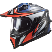 LS2 MX701 EXPLORER C FOCUS G.BLUE WHITE RED XS