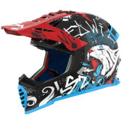 LS2 MX437 FAST EVO MINI II STARMAW BLACK-06 S