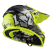 LS2 MX437 FAST EVO MINI II CRUSHER BLACK YELLOW-06 S