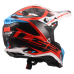 LS2 MX700 SUBVERTER STOMP WHITE BLUE RED-06 XS