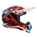 LS2 MX700 SUBVERTER STOMP WHITE BLUE RED-06 XS