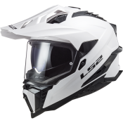 LS2 MX701 EXPLORER SOLID WHITE-06 M