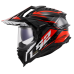 LS2 MX701 EXPLORER SPIRE BLACK TITANIUM RED-06 S