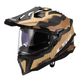 LS2 MX701 EXPLORER C TRICK BROWN SAND-06 XS