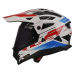 LS2 MX702 PIONEER II NAMIB WHITE BLUE RED-06 XS