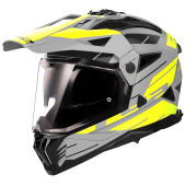 LS2 MX702 PIONEER II NAMIB M.GREY H-V YELLOW-06 XS